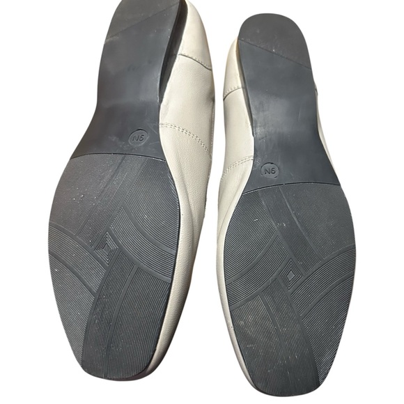 ARRAY Haircalf Metallic Speckle Square Toe Loafers Flats Size 9N, neutral, chic - Picture 9 of 10